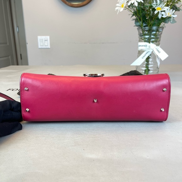 Gucci GG Logo Pink Leather Shoulder Bag Crossbody - Picture 9 of 16